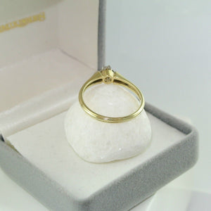 Vintage Damen-Ring mit 0.20 ct.Brillant / 585er -14 Karat Gold 57 18,1 mm Ø*