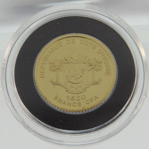 Das Grabmal des Mausolos 1500 Francs Cfa 2006 PP .917 Gold PP