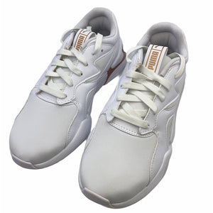 PUMA WHITE ROSE GOLD 370815-06 DAMEN MÄDCHEN SNEAKER LEDER KNÖCHEL FREIZEIT