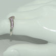 Laden Sie das Bild in den Galerie-Viewer, Vintage Damen Ring mit Amethyst / 925er Silber - 59 18,8 mm Ø
