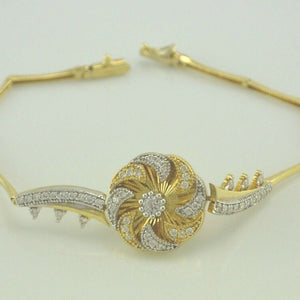 Vintage Armband mit "Zirkonia" 750er - 18 Karat Gold