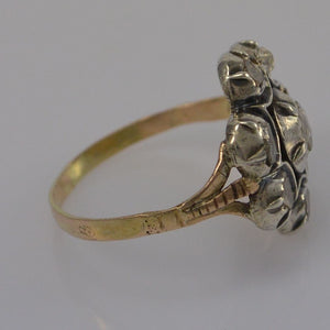 Antik Damenring mit Diamanten0.72ct. Altschliff / 333er 8Karat Gold 56 17,8 mmØ*