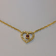 Laden Sie das Bild in den Galerie-Viewer, Vintage Collier mit Brillanten 0,50 ct &amp; Rubin 750er 18 Karat Gold 42 cm
