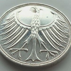 5 Deutsche Mark Silberadler 1970 G