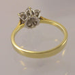 Laden Sie das Bild in den Galerie-Viewer, Vintage Damen-Ring mit Diamanten 0.40ct 585er 14 Karat Gold - 50 15,9 mm Ø *
