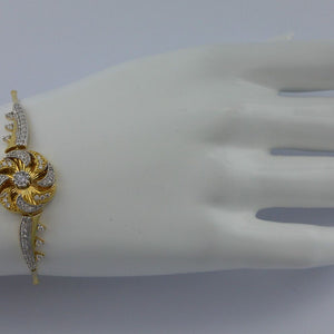 Vintage Armband mit "Zirkonia" 750er - 18 Karat Gold