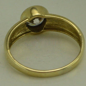 Damenring mit Zirkonia / 333er - 8 Karat Gelbgold / 57 18,1 mm Ø *