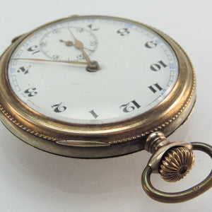 Vintage Taschenuhr - 10 Rubis - 800er Silber - Handaufzug - Ref. 20333