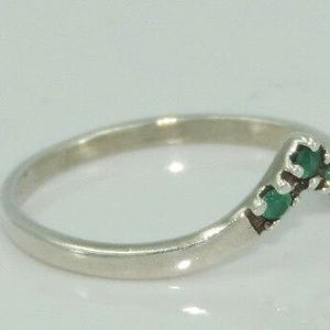 Vintage Damen Ring mit Turmalin / 925er Silber - 53 16,8 mm Ø