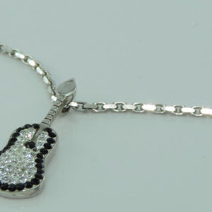 Damen Kette 925er Silber mit Zirkoniasteinen Anhänger