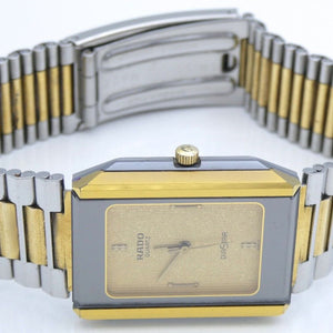 Vintage Rado Diastar Herrn Uhr Quarz -Vergoldet Ref-110.0201.3