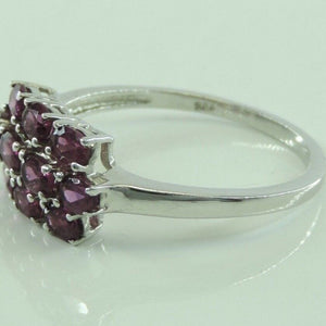 Damenring mit Amethyst / 925er Silber / 67 21,3 mm Ø